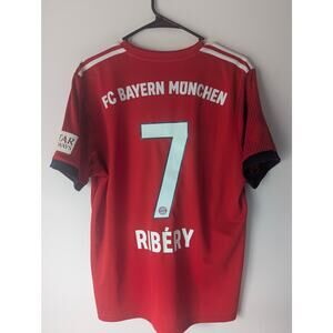 Bayern Munich 2018-19 Home Ribery Jersey Large Adidas Soccer Shirt